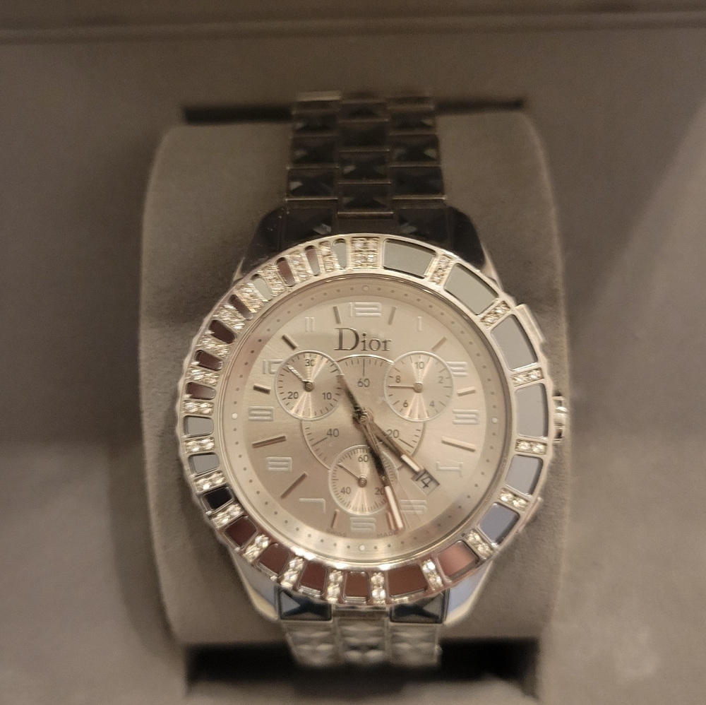 Dior Les Montres Crystal & Sapphire Watch